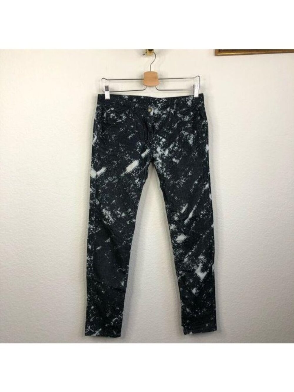 Sandro Rescue Tie Dye Acid Dip Corduroy Jeans